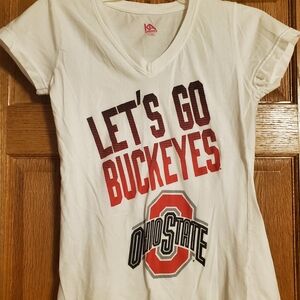 Knights Apparel White T-Shirt with Pink Logo